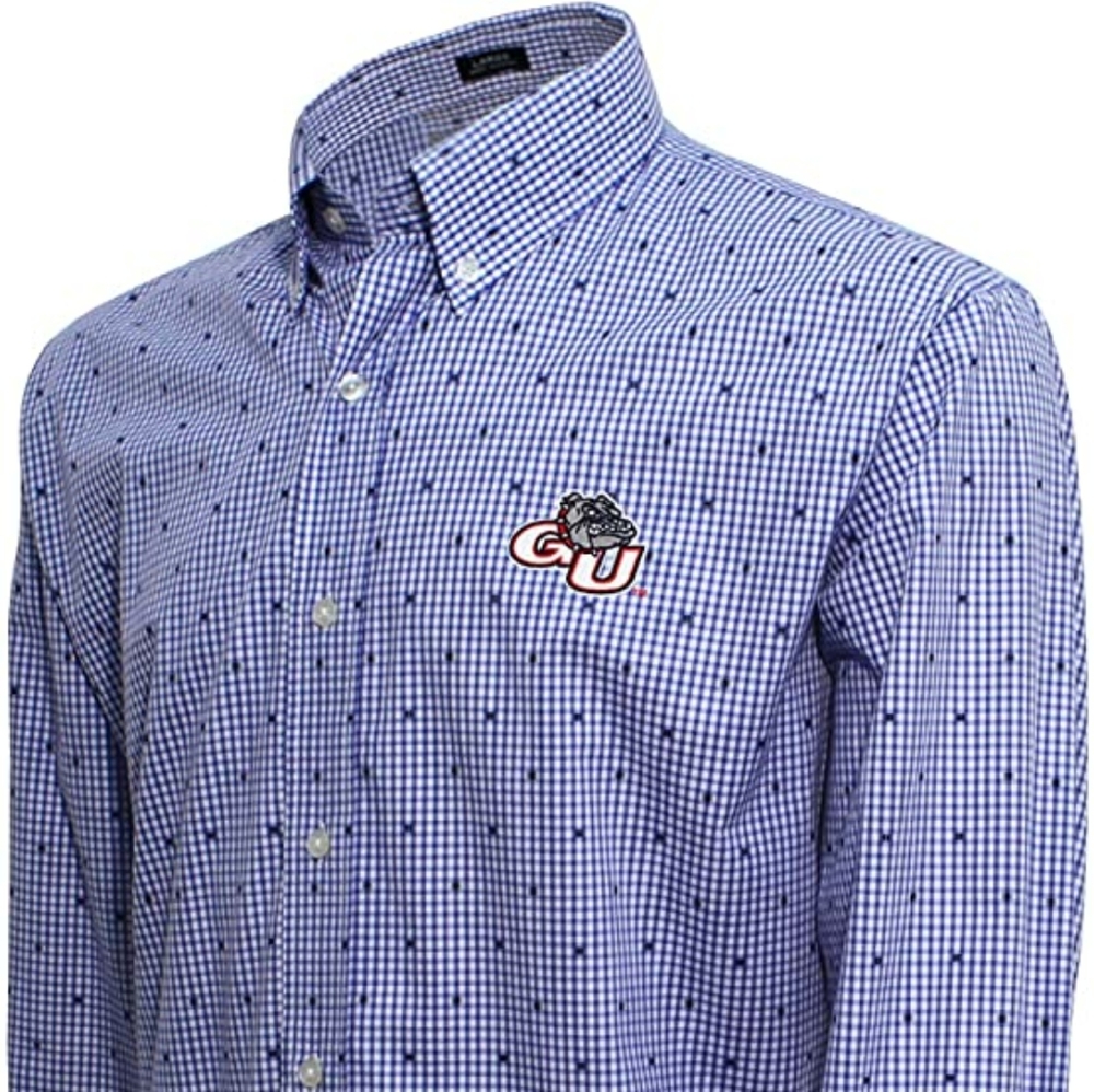 Vesi Sportswear NCAA Men's Clip Gingham L/S Shirt